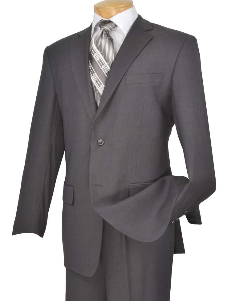 Executive 2 Pieces Solid Color Suits 2TR Limited – Vinci Suits
