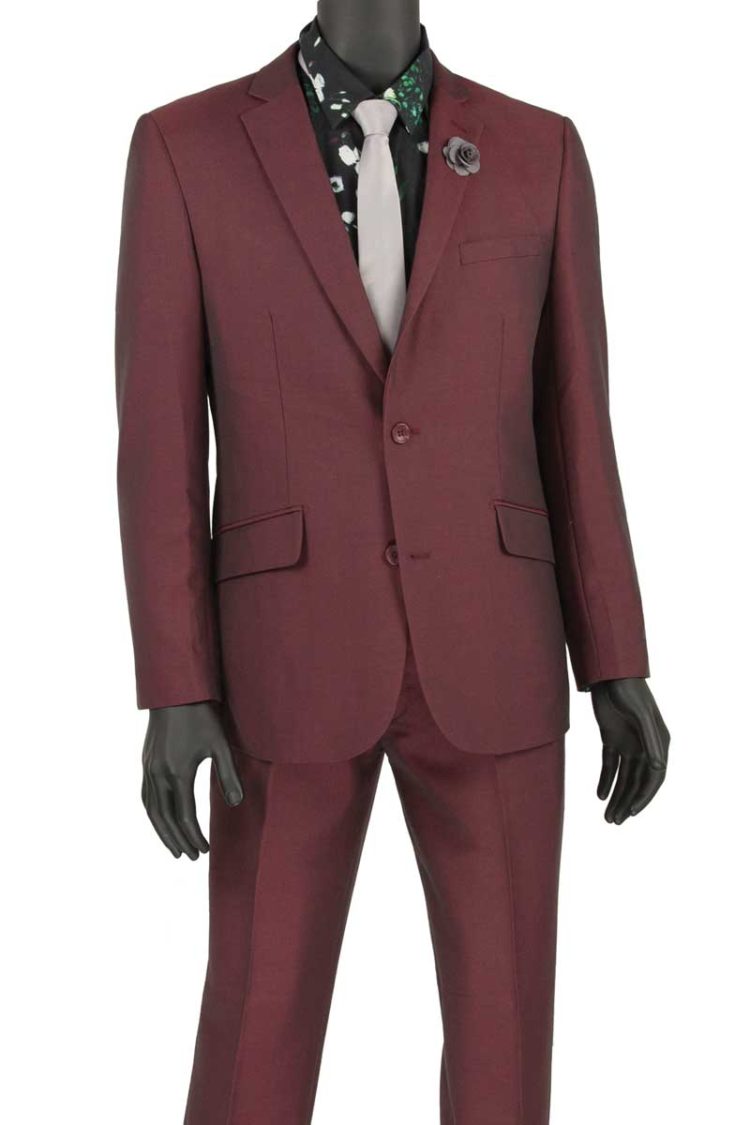 S2RK-7 Texture weave Slim Fit Suit – Vinci Suits