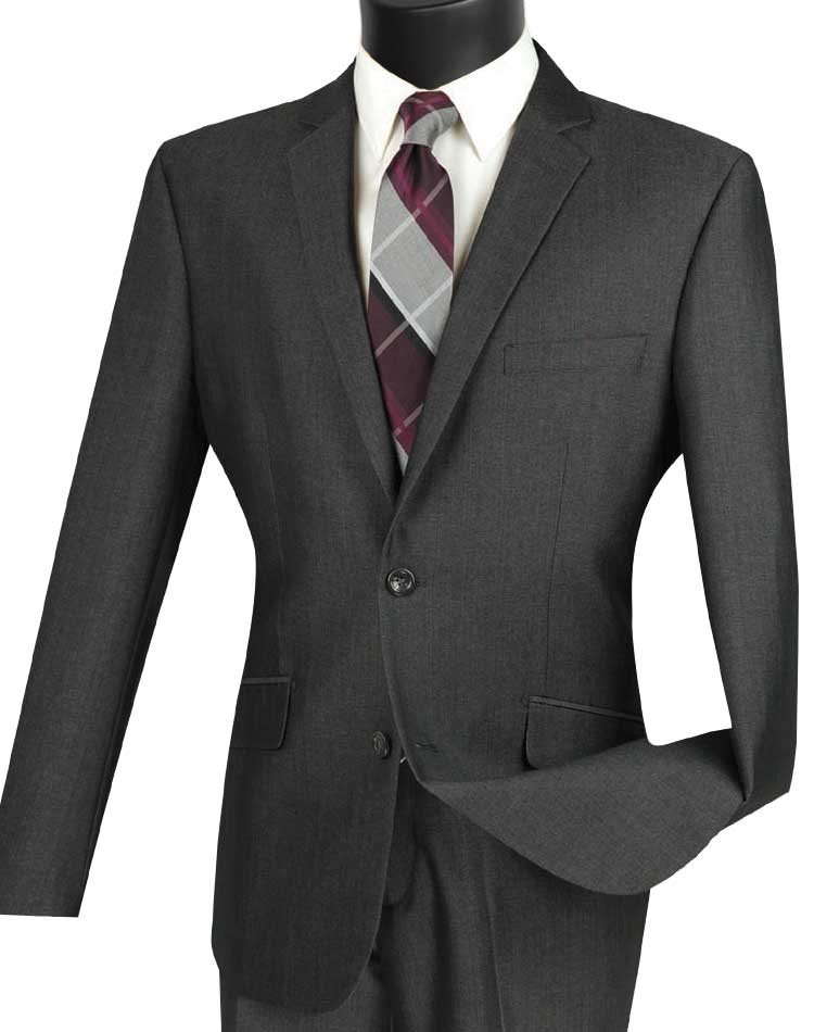 QIPOPIQ Clearance Men's Suits Slim Fit Solid One Button Turn-down
