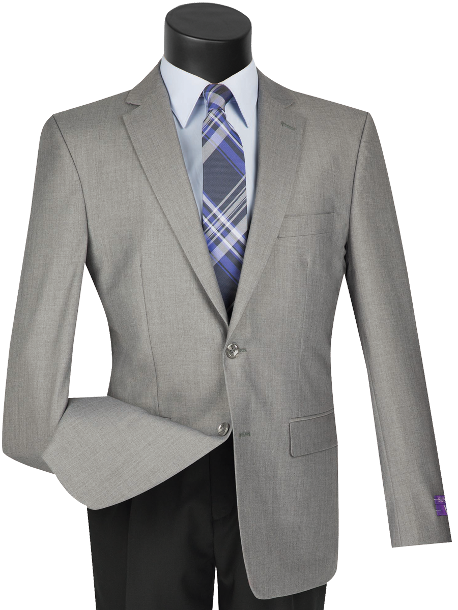 Slim Fit Sport Coat with Narrow Shawl Lapel Red BST-1 main image 1