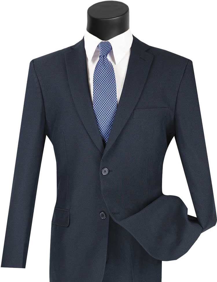 Slim Fit Suits for Men 2 Buttons Side Vents S-2PP – Vinci Suits